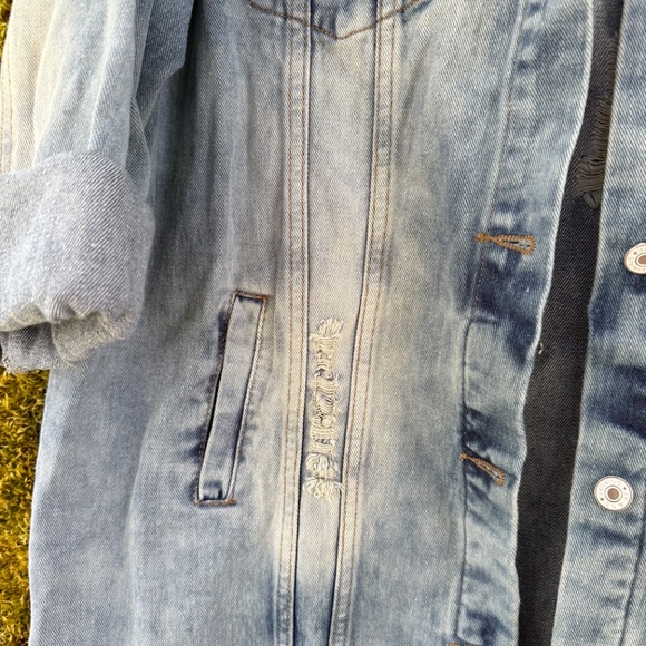 Kantha Bae Denim Duster Jacket - Picture 4 of 8